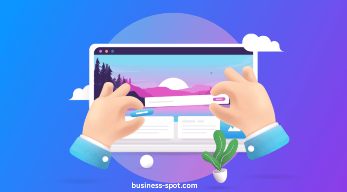 Basic wireframe layout for website design