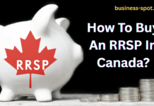 A person reviewing investment options for buying an RRSP in Canada, with financial documents and a calculator on the table.