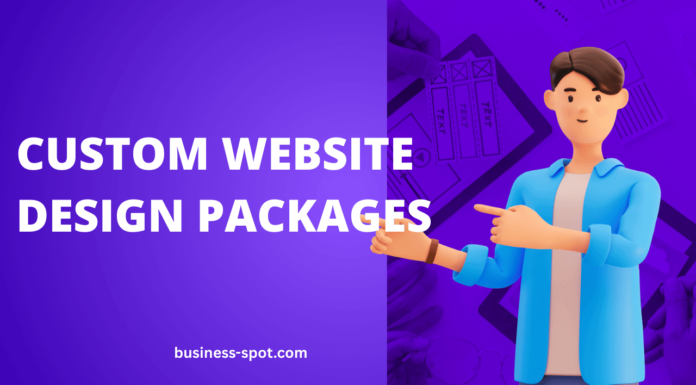 Custom website design package comparison table