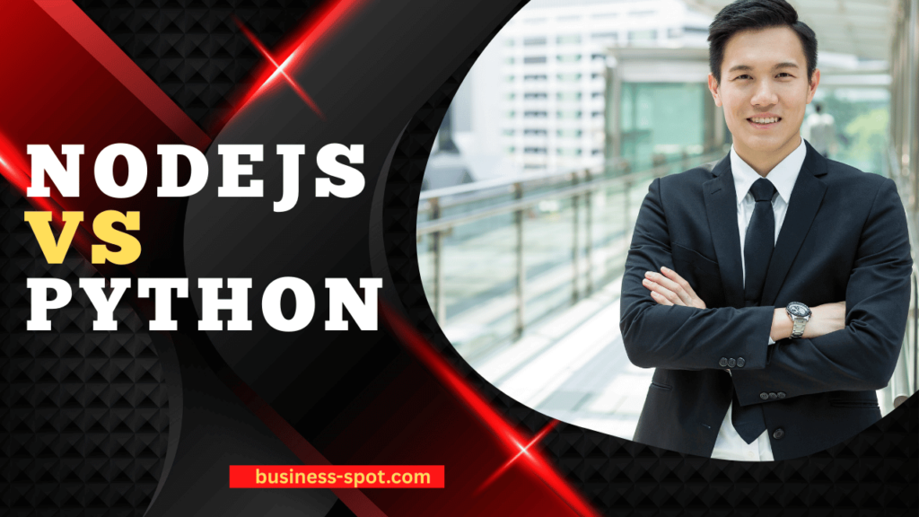 NodeJS vs Python backend comparison illustration