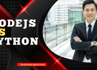 NodeJS vs Python backend comparison illustration
