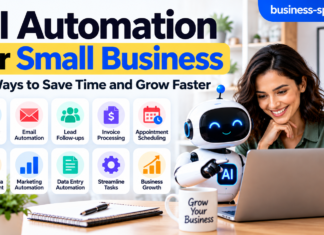 AI automation for small business with customer support, email, lead follow-ups and marketing automation