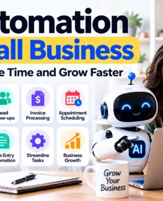 AI Tools for Small Business: 15 Practical Ways to Save Time AI automation for small business with customer support, email, lead follow-ups and marketing automation